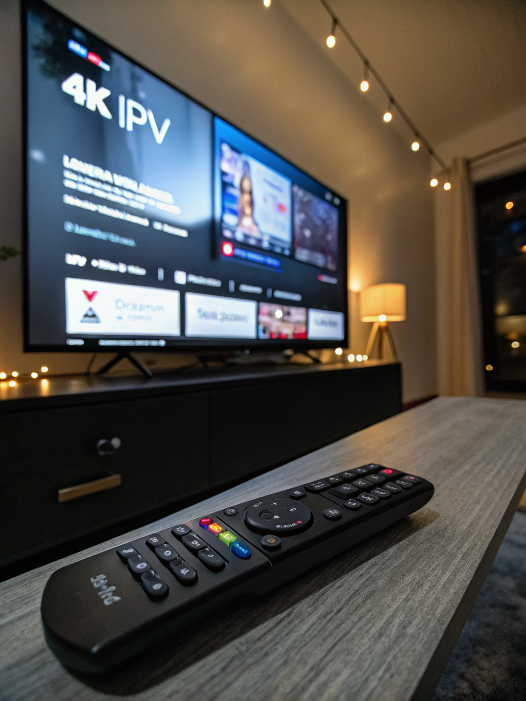 Featured image showing a modern 4K TV streaming live sports